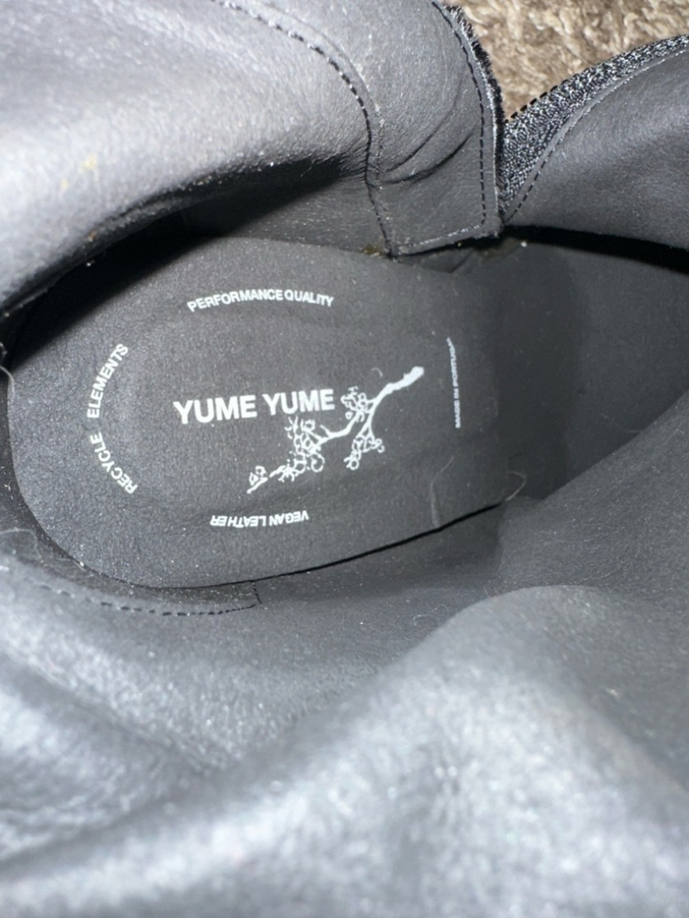 NWT Yume Yume Love Boot in Black Velvet Size 37 - Picture 11 of 13